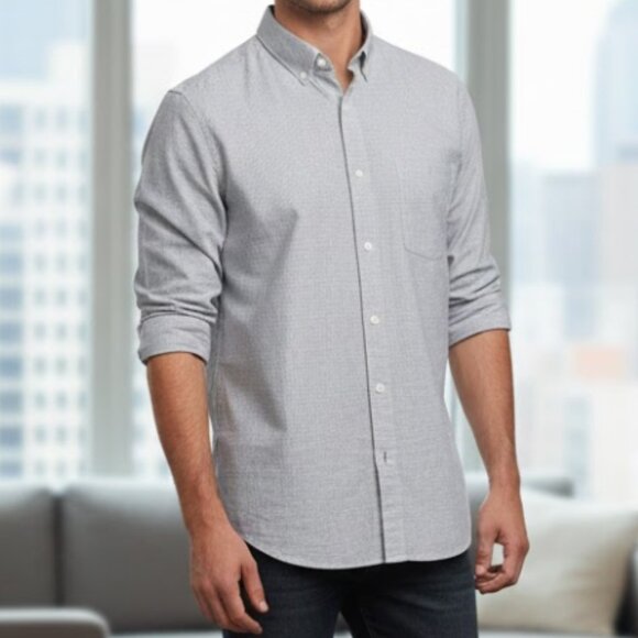 Bonobos Other - Bonobos Men’s XL Extra Large Slim Fit Button Down Dress Shirt Blue Marled Print